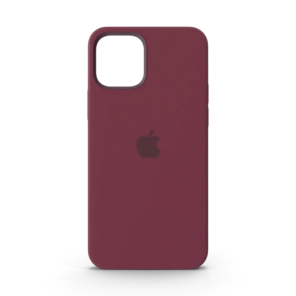 iPhone 12 Silicone Case with MagSafe Plum, 2025 versiyasi