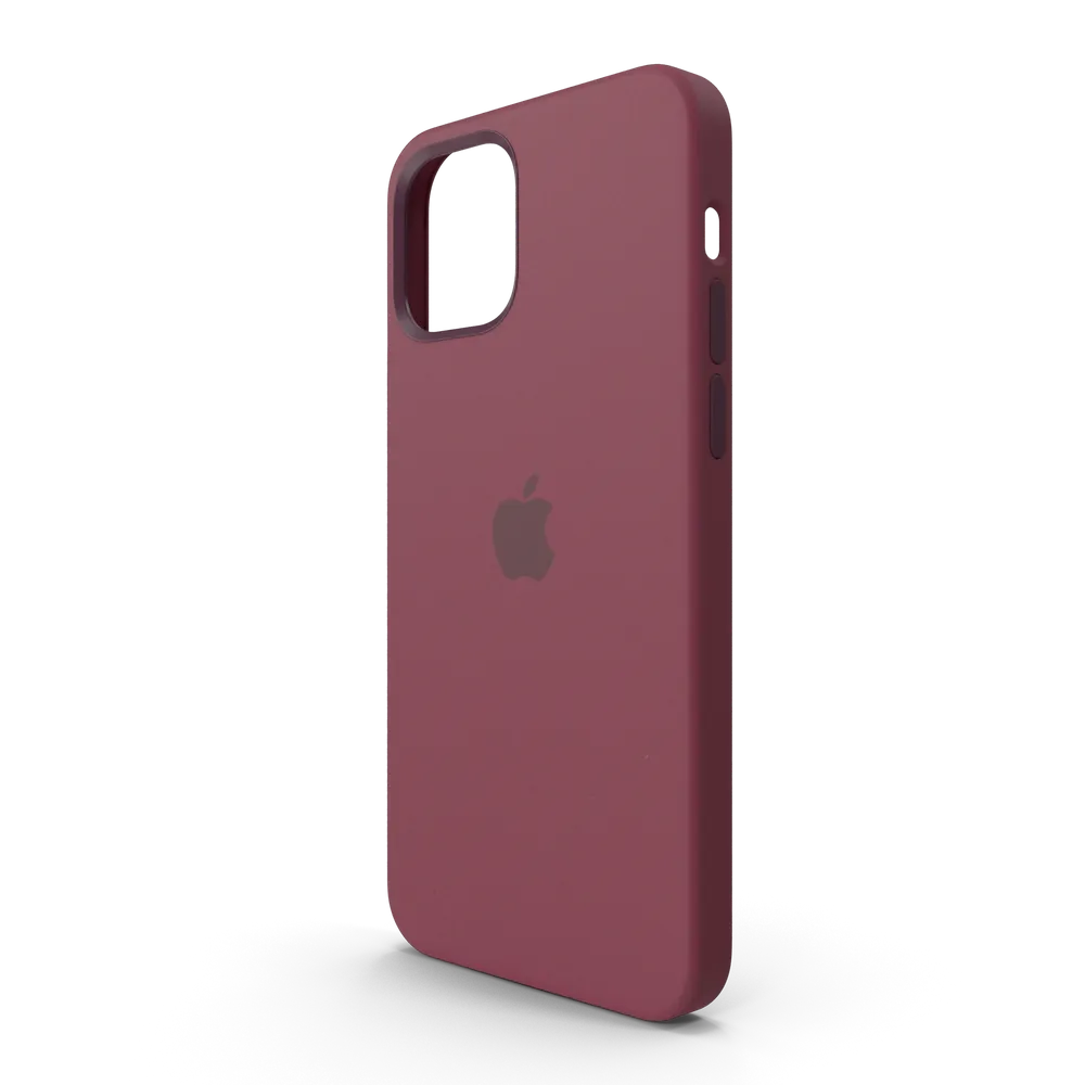 iPhone 12 Silicone Case with MagSafe Plum, 2025 versiyasi