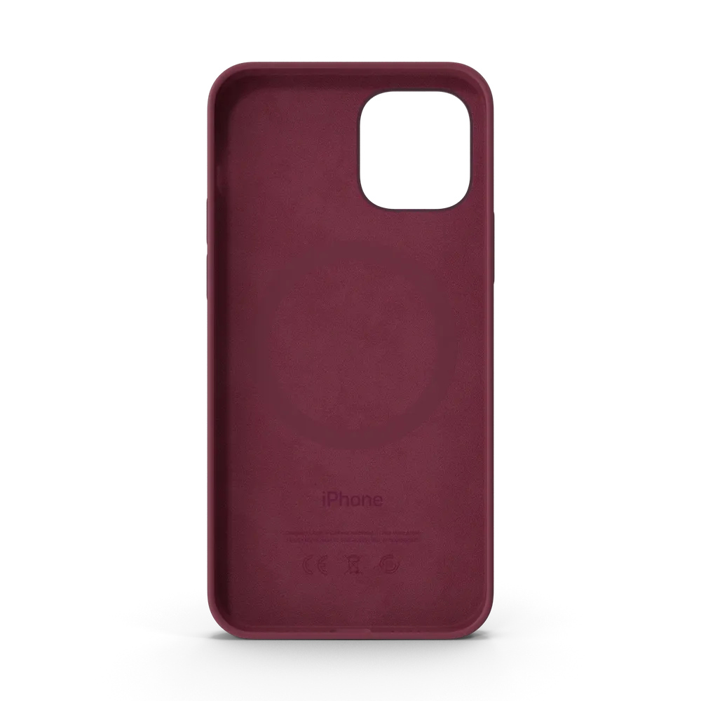 iPhone 12 Silicone Case with MagSafe Plum, 2025 versiyasi